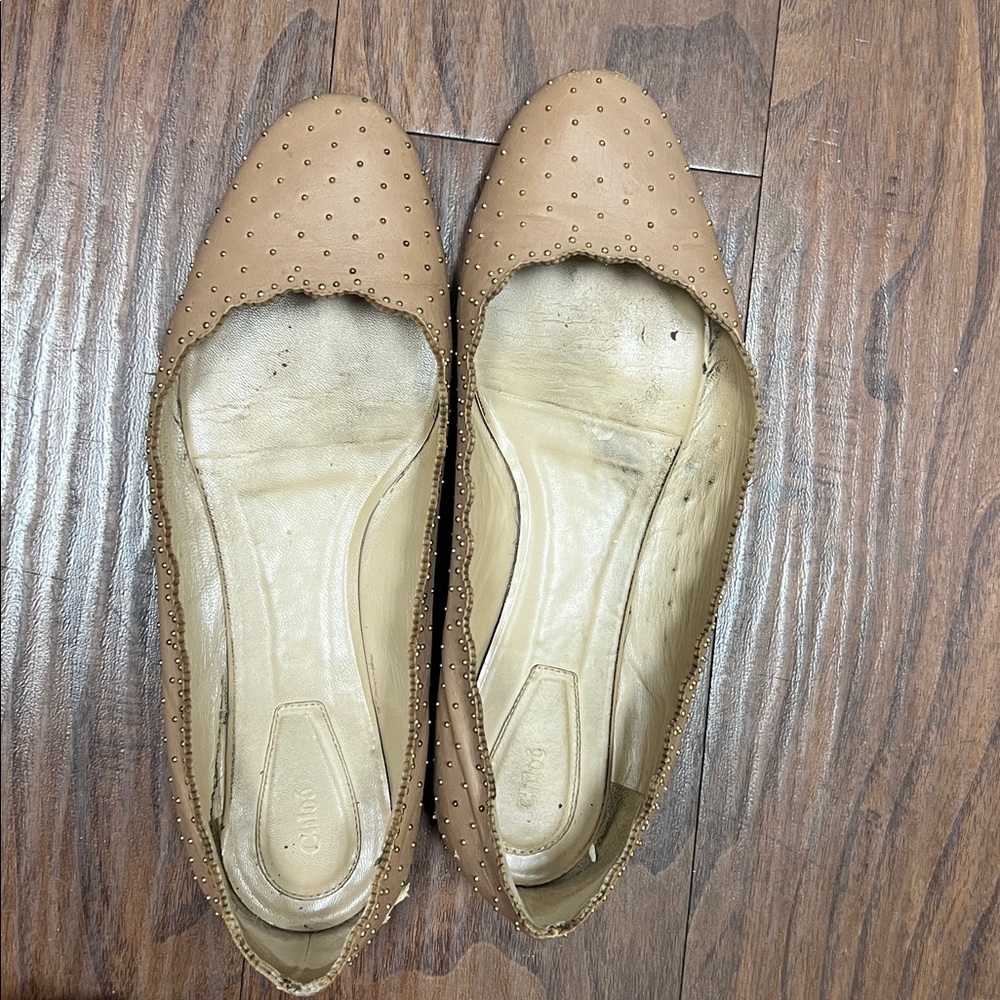 Chloe Lauren studded flats size 41